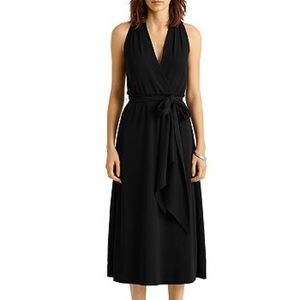 Lauren Ralph Lauren Crepe halter midi dress